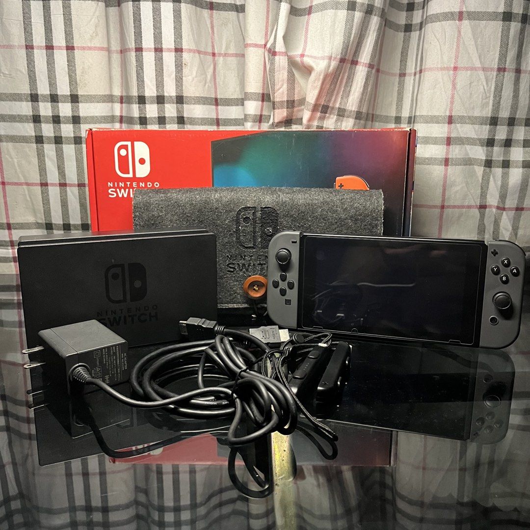 Nintendo Switch V2 and Accessories (Category: Nintendo) located in Baguio. Submitted by johannnid24076 (Listing ID 1465841425, Image 1). Description: Selling my NTS V2 Non JB + Complete Accessories + Shared Digital Games RFS: Need funds, and napagsawaan na (NEGOTIABLE) (INCLUSIONS) -Nintendo Switch V2 -Original Joycon -Original Charger -1 Defective charger (kayo na magpaayos) -Switch Case -Dock -Hdmi Cable for Dock -Original Box (DIGITAL SHARED G