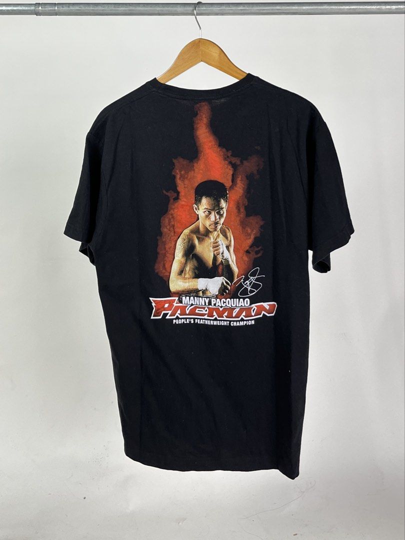 No Fear Manny Pacquiao (Category: Tshirts & Polo Shirts ) located in Iriga City. Submitted by kanakokadto_ (Listing ID 1465897383, Image 1). Description: Size Large Color - Black Good condition. Measurements: 22” pit to pit (inches) 30” length (inches) Not every flaw pictured. Sold as is. No exchange. No refund. Please check measurements and product description carefully. Measurements are taken in inches whilst item is laid out flat on surface..