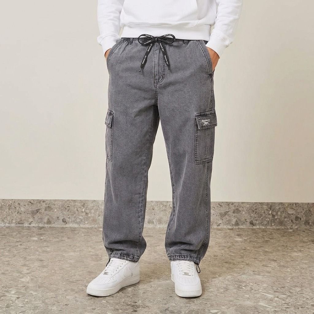NP253-REEBOK MEN'S COTTON CARGO PANTS (Category: Jeans) located in Bauang. Submitted by summercollectionfc (Listing ID 1465925837, Image 3). Description: ❗️𝘼𝙡𝙡 𝙙𝙚𝙩𝙖𝙞𝙡𝙨 𝙥𝙤𝙨𝙩𝙚𝙙❗️ ✨𝗥𝗘𝗘𝗕𝟬𝗞 𝗠𝗘𝗡'𝗦 𝗖𝗢𝗧𝗧𝗢𝗡 𝗖𝗔𝗥𝗚𝗢 𝗣𝗔𝗡𝗧𝗦✨ ᴄᴏᴅᴇ: ɴᴘ-253 𝐏𝐫𝐢𝐜𝐞: 𝟒𝟖𝟖+ 𝐒𝐅 𝐨𝐧𝐥𝐲 ▪️ MEDIUM ▪️ Good as New ▪️ No issues ▪️ W 30-34" x L 40" via tape ▪️ DARK GRAY 📍Location: LA UNION (New updated location) 📩DM for faster transactio