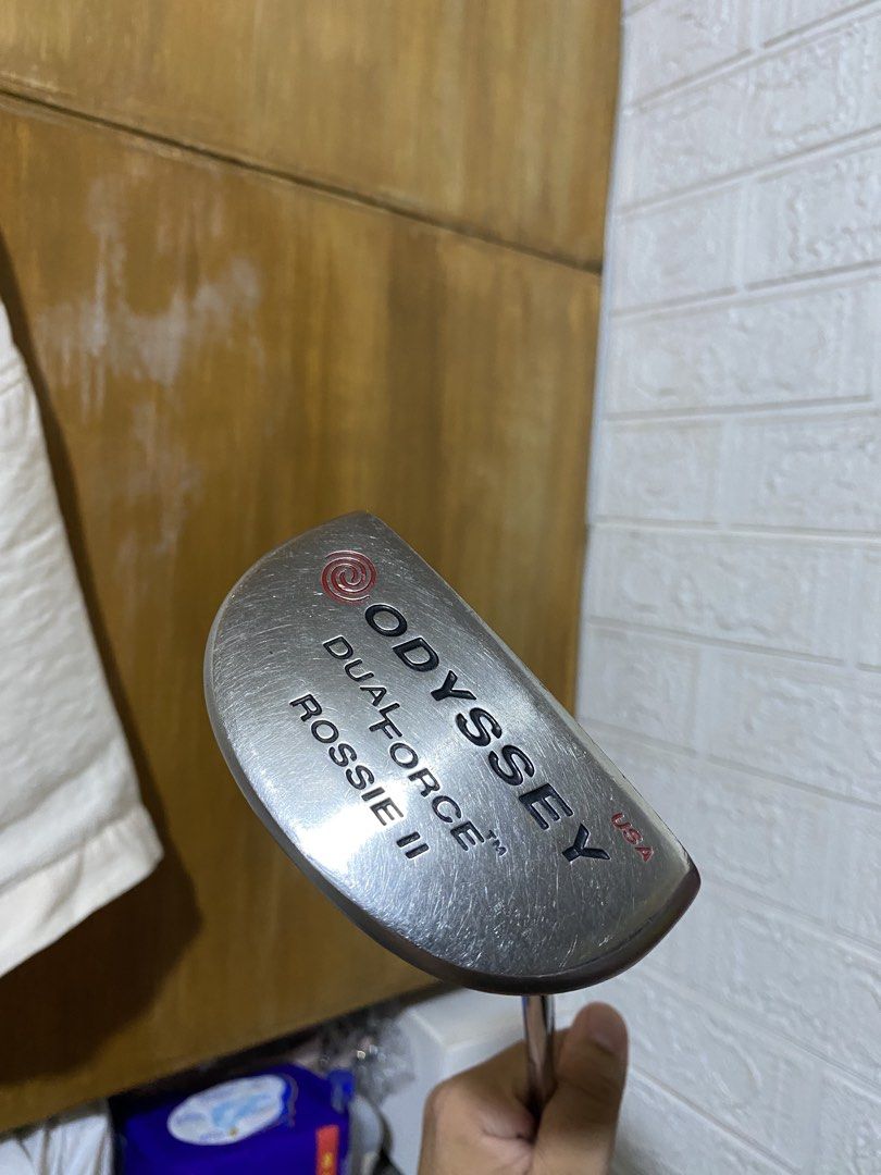 Odyssey Golf Putter (Category: Golf) located in Makati City. Submitted by issa124 (Listing ID 1465889162, Image 1). Description: Odyssey DF Rossie II Golf Putter Right hand 34 inches Original Odyssey grip Putter is in great condition, an all time classic putter. Great performing putter. Has signs of usage like minor scratches. All in all its in great shape. Meetups around Makati Shipping thru Lalamove | LBC | JnT.