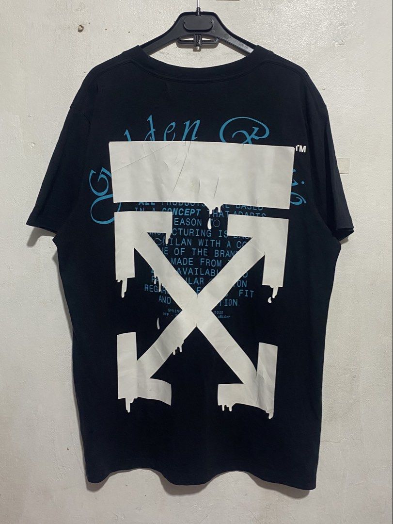 OFF WHITE AUTHENTIC SHIRT (Category: Tshirts & Polo Shirts ) located in Caloocan City. Submitted by alexahvaldez (Listing ID 1465784531, Image 2). Description: 24 width 30 length verygood condition check last pic dm me📲.