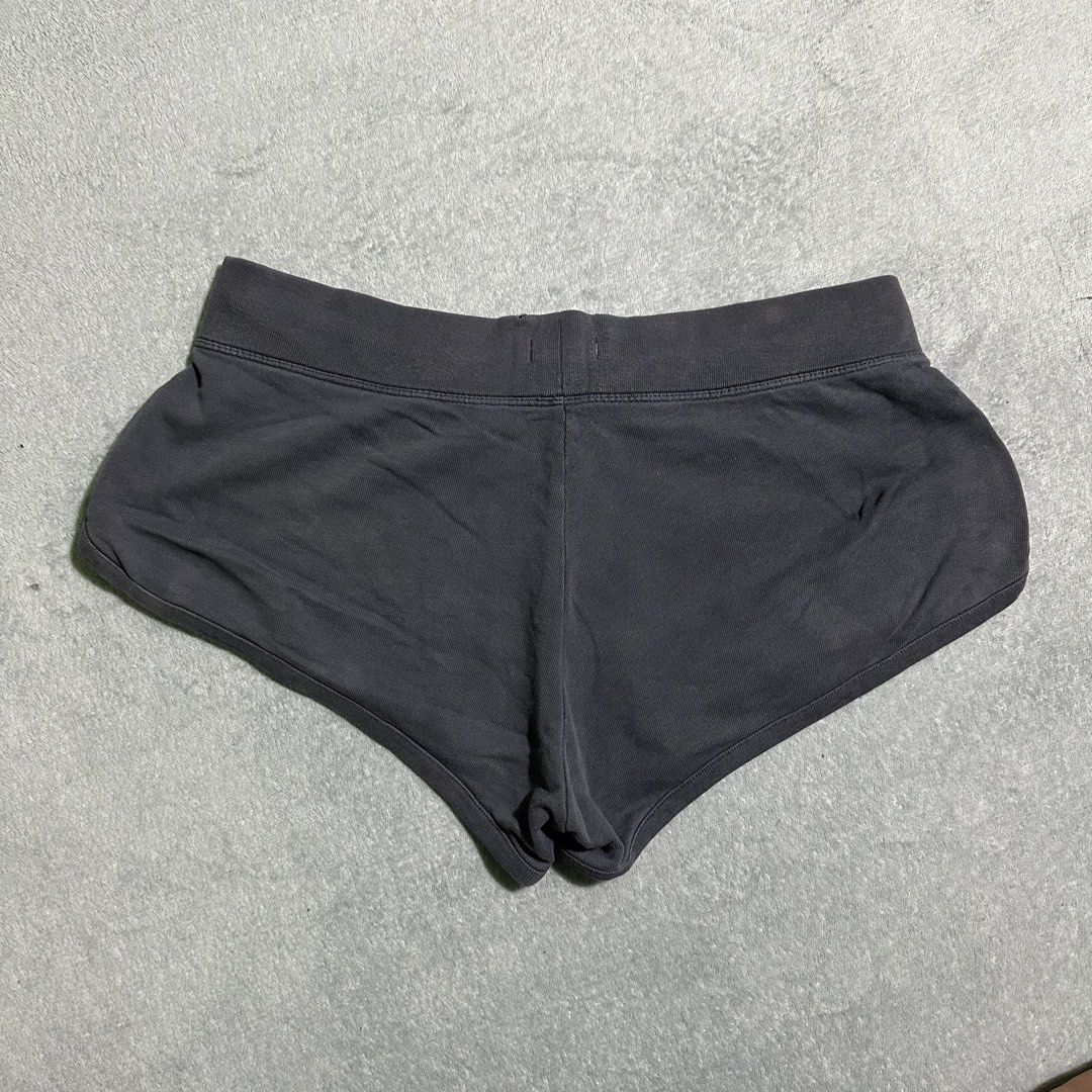 Old Navy Dark Grey Drawstring Lounge Shorts Size S (Category: Shorts) located in Villaverde. Submitted by bakatzy_secondhand_garments (Listing ID 1465887092, Image 2). Description: - Brand: Old Navy - Size: Small - Color: Dark grey - Material: Soft cotton blend - Features: Elastic waistband with adjustable drawstring, cute dolphin hem - Condition: Clean fabric with intact metal grommets - Ideal for: Sleeping or lounging at home.