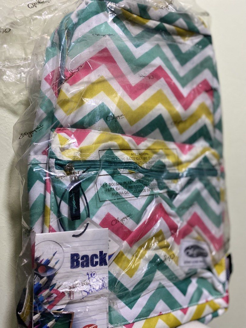 Olympia Chevron Pattern Backpack (Category: Backpacks) located in Manila. Submitted by rarefire.cb8572 (Listing ID 1465917292, Image 3). Description: rfs: need funds brand new, never been used imported from the US authentic P800 (negotiable) MOP: gcash, bank transfer MOD: jnt/lalamove location: qc, also available for meet-ups around sampaloc area pls dm if interested.