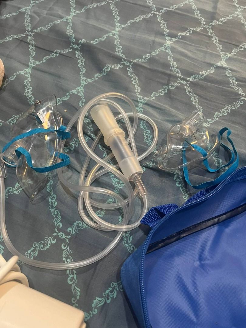 Omron CompAIR NE-C25S Compressor Nebulizer – Tested & Working (Category: Medical Supplies & Tools) located in Caloocan City. Submitted by greyraine227203 (Listing ID 1465907510, Image 2). Description: Tested and working properly. - Includes original box and Omron carrying case - Power cord included - Plug adapter/converter not included - Has cosmetic signs of use/storage; please see photos - For hygiene purposes, buyer should replace the nebulize