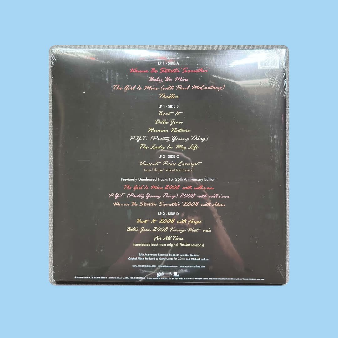 [On hand] Michael Jackson - Thriller Vinyl (Category: Vinyls) located in Pasig City. Submitted by leyleyssa (Listing ID 1465848914, Image 2). Description: 📍 Pasig City ✨ Brand new & sealed 🚚 Shipping via Lalamove, Grab Express, or LBC 💸 Shipping fee c/o buyer 💳 MOP: GCash | Maya | Bank Transfer 💌 Feel free to message me for inquiries or additional details!.