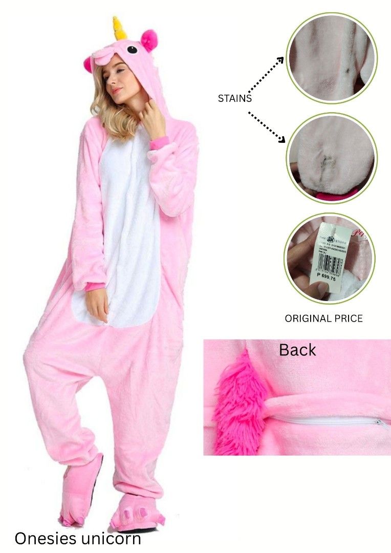 Onesies Unicorn (Category: Undergarments & Loungewear) located in Caloocan City. Submitted by Geline (Listing ID 1465909434, Image 1). Description: ‼️SALE ORIGINAL‼️ ‼️SALE ORIGINAL‼️ 📌Prices and sizes nasa caption ng picture 📌Personal clothes, alaga, pwede sa maarte 📌On hand 📌Color may appear darker/lighter in actual due to lighting 📌Any loss or damages during shipment is no longer the seller's responsibility ‼️ Strictly NO CANCELLATION ‼️ 