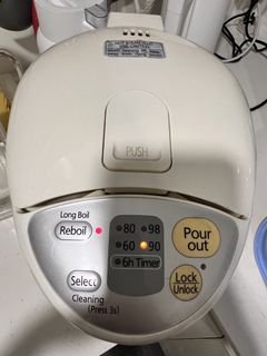 Panasonic Electric Pump Thermo Pot / Ait Pot / Keep warm 樂聲牌保溫電熱水瓶 / 電熱 ...