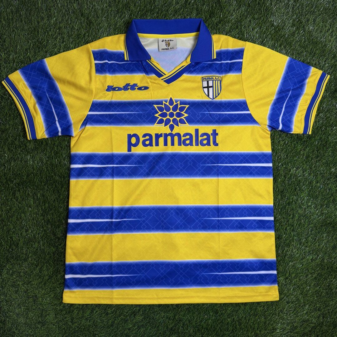 Parma 1998–99 Home Jersey (Category: Activewear) located in Cagayan de Oro. Submitted by rafirubsarchive.9425 (Listing ID 1465892014, Image 1). Description: Parma 1998–99 Home Jersey (In Inches) Size: Large - XL Width: 22 Length: 28 Issue(s): Needs Wash/No Washtag.