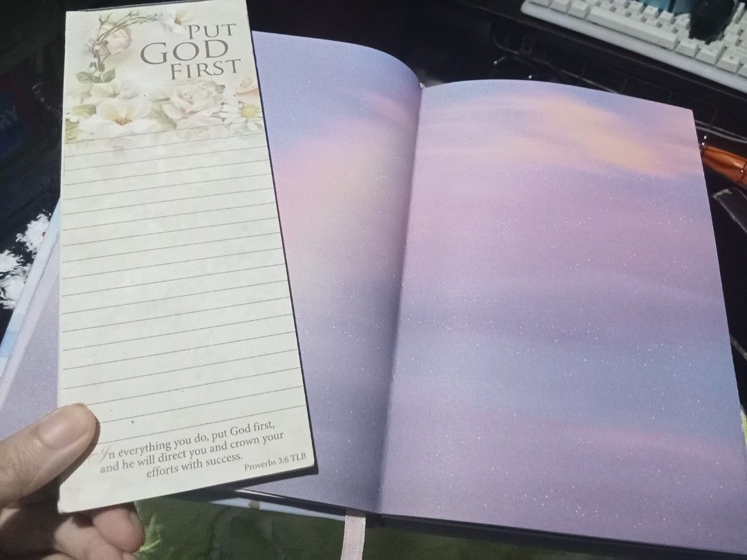 Pastel watercolour notebook (Category: Stationery & School Supplies) located in Santa Rosa. Submitted by Sofia_Paprika (Listing ID 1465888212, Image 2). Description: - Aesthetic soft pastel watercolour pages in pink, purple, and blue tones -journalling free pad.