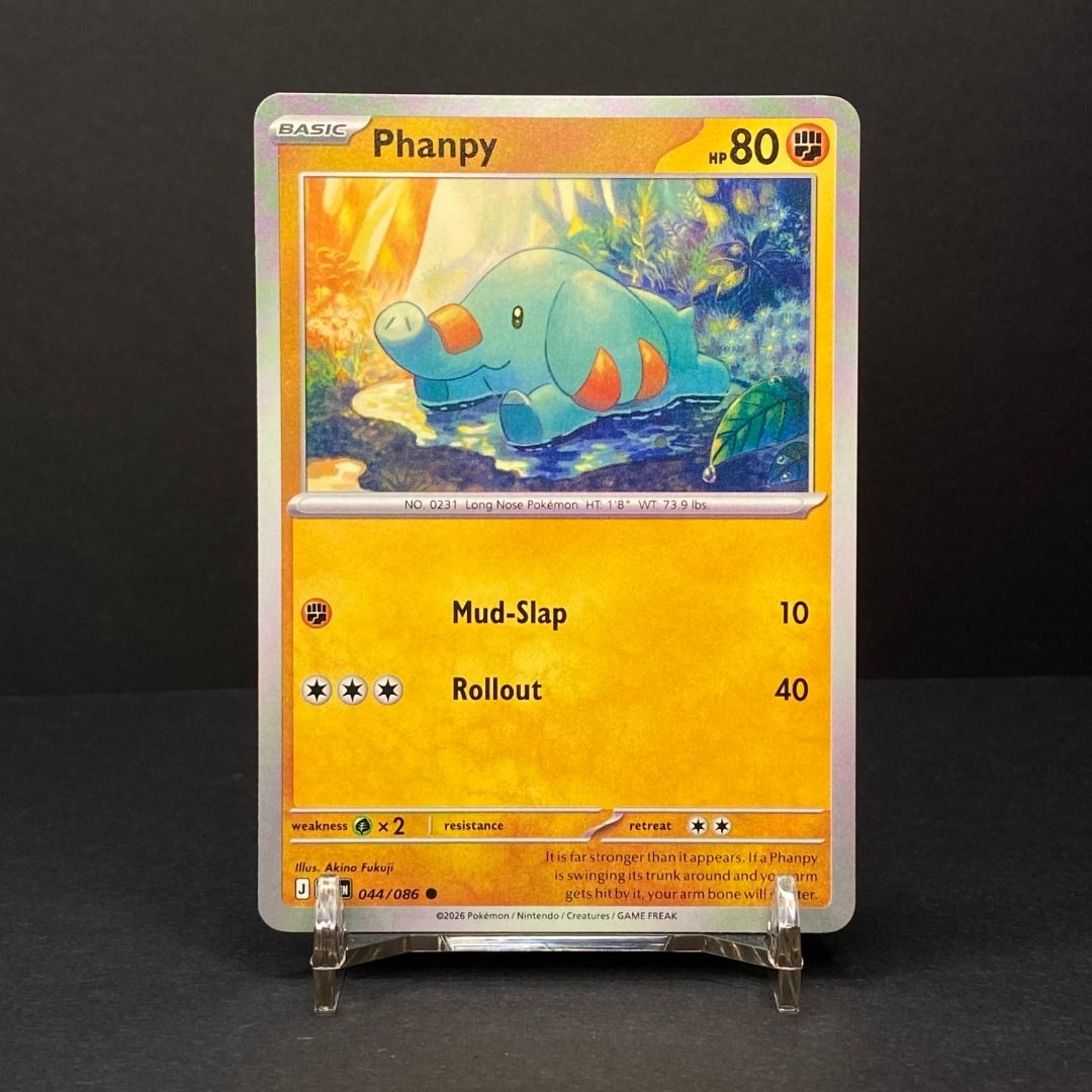 Phanpy 044/086 Common (Category: Raw Singles) located in Pasig City. Submitted by precycled_ (Listing ID 1465870539, Image 1). Description: Condition : NM-LP . . . ‼️BUY AT YOUR OWN RISK ❗Payment First Basis 📌Be 100% SURE before submitting the form 📌1 DAY Reservation ONLY! ❌No Pick-up / No Meet up ❌No RETURN / EXCHANGE ❌No RUSH ❌No CANCELLATIONS ❌Don't BUY our products if you are flaw conscious ⚠️Seller is NOT liable for any damage or loss duri