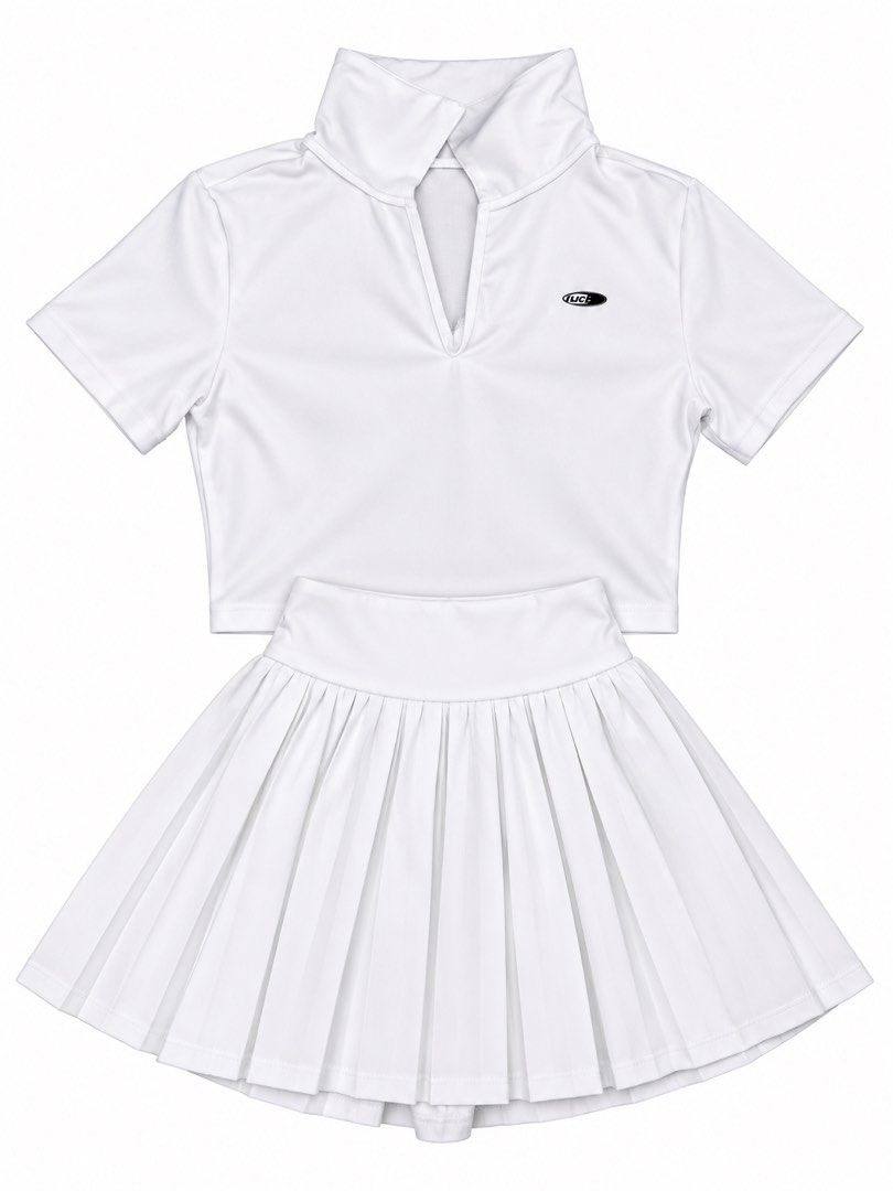 Pickleball Outfit (Category: Sets or Coordinates) located in Angeles City. Submitted by cocomademedo8 (Listing ID 1465904112, Image 1). Description: Size: L Used skirt only. Top is crop top. Can be used for pickleball or golf. Actual photo posted Rfs: Don’t fit anymore Can deliver around Angeles City Pampanga.
