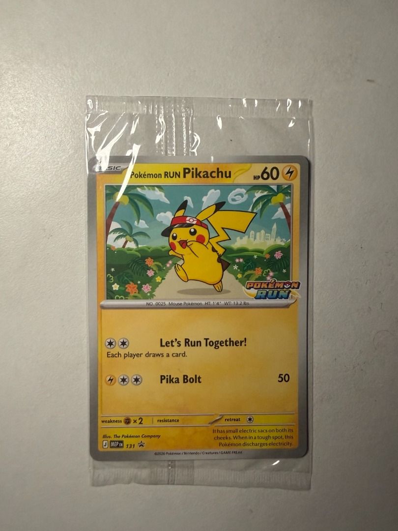 Pikachu 131 (Category: Raw Singles) located in Manila. Submitted by jeremyynicolai (Listing ID 1465934355, Image 1). Description: Sealed | Mint Condition D1.
