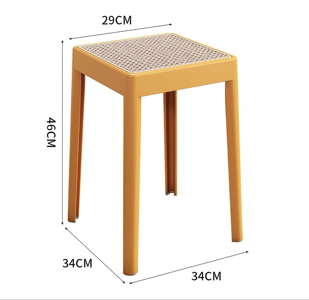 plastic stackable home stool (Category: Chairs) located in Singapore. Submitted by ahjiin (Listing ID 1465853603, Image 2). Description: Take all 5 chairs for $10. Self collect only. .