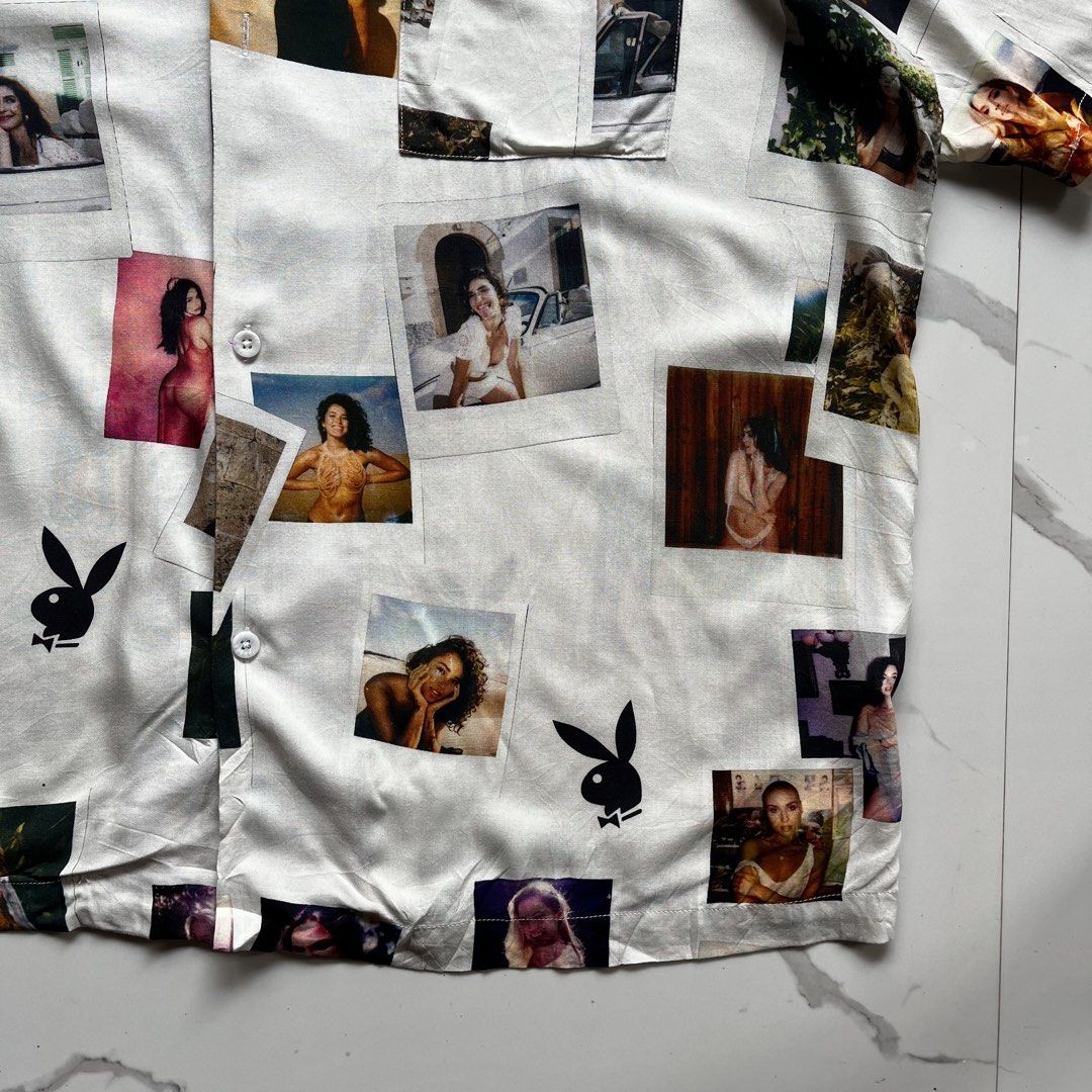 Playboy (Category: Formal Shirts) located in Lucena. Submitted by RAGGGGSSSS (Listing ID 1465890735, Image 3). Description: Playboy Playmates Polaroid Polo Size Large on Tag 31x26 Still in Excellent Condition Authentic Honest issue: Missing one button .