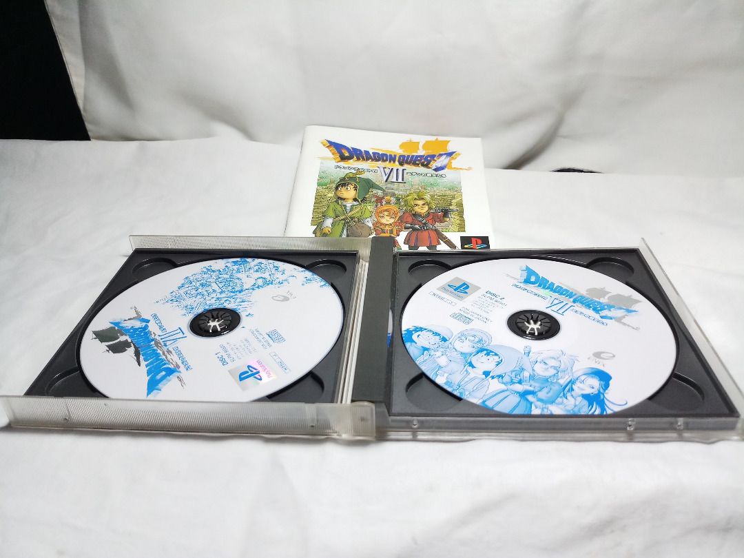 Playstation 1 Games Bundle (NTSJ/Japanese) (Category: PlayStation) located in Manila. Submitted by lvlup_toys (Listing ID 1465822784, Image 3). Description: PLEASE TAKE TIME TO READ THANKS! LAST PRICE POSTED! FIRST TO PAY BASIS! NO RESERVATION! Japan PS1 Games Bundle of 6 = PHP 500 🔵TALES OF DESTINY (Japan) - with inserts (manuals etc.) 🔵DRAGON QUEST VII (Japan) - with inserts (manuals etc.) 🔵Saga Frontier (Japan) - with inserts (manuals etc.)