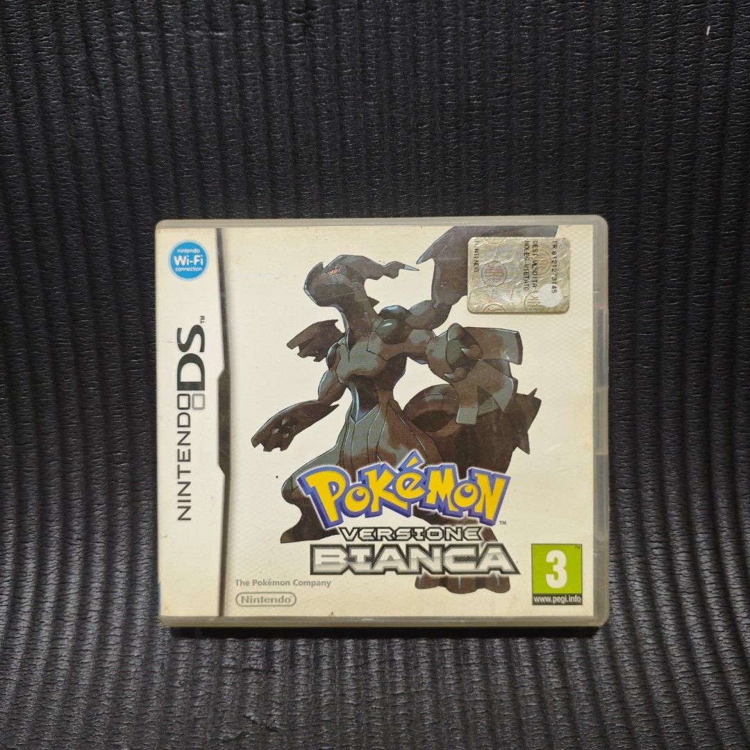 Pokemon White DS Game Authentic (ITA Region) (Category: Nintendo) located in Quezon City. Submitted by shopme_gadget30 (Listing ID 1465923084, Image 1). Description: kindly read the details first for sale fixed price Good Condition tested and working with Case and game card only compatible to Nintendo 3ds/DS ITA region (Italian Language Only) Rare Game qc area meet up: sm north shipping fee must shoulder by the buyer via lalamove or grab payment: