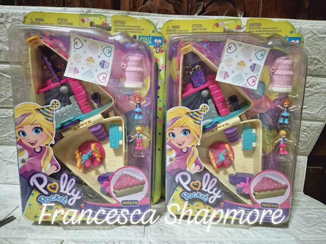Polly pocket Birthday Cake (Original) (Category: Kids Toys) located in Caloocan City. Submitted by francesca_shapmore (Listing ID 1465885474, Image 1). Description: brandnew! original pollypocket php 1250 each.
