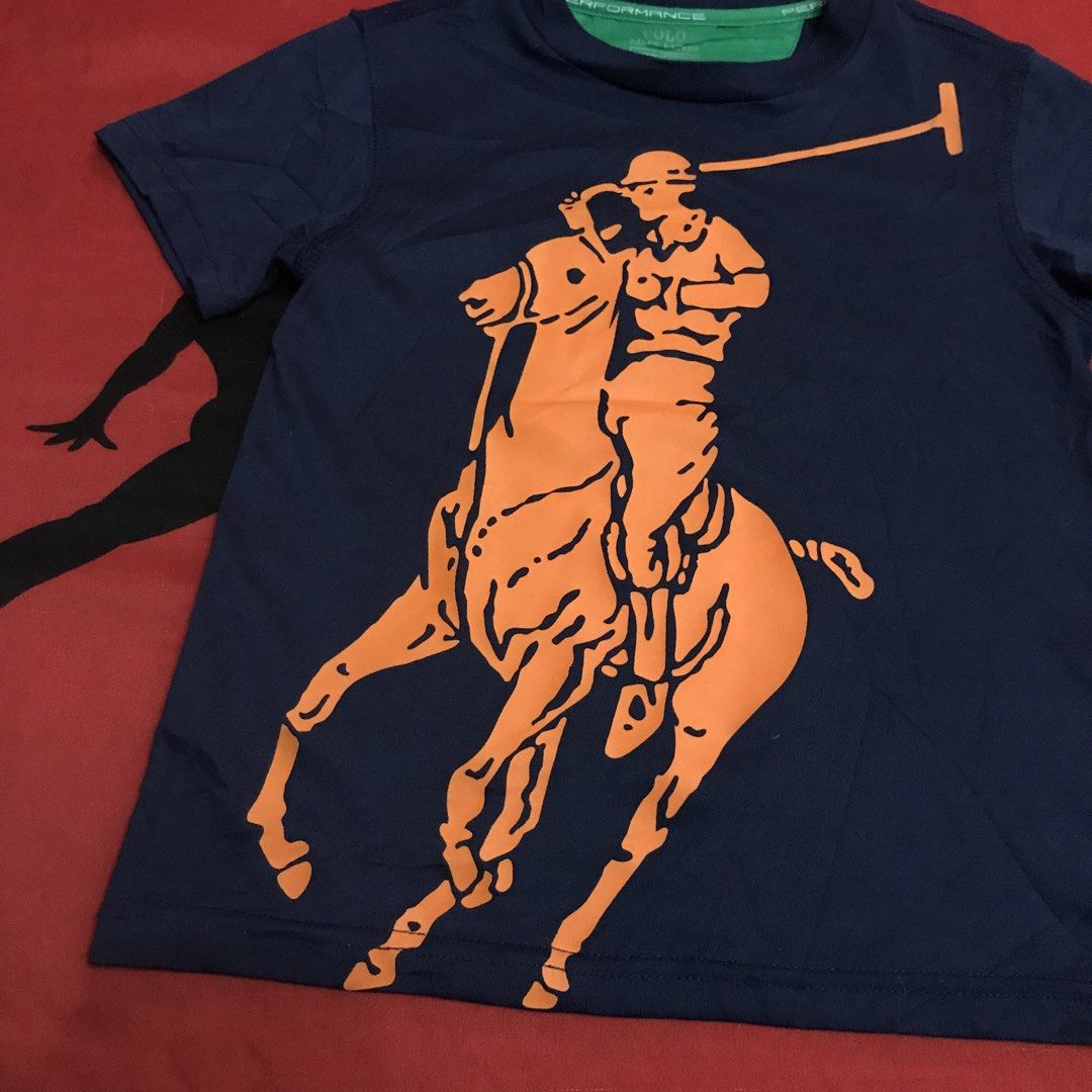 Polo Ralph Lauren Performance Tee (Category: Babies & Kids Fashion) located in Angeles City. Submitted by bashthriftstuff123 (Listing ID 1465788316, Image 2). Description: Polo Ralph Lauren Performance Tee Width 13 Length 17 Verygood condi Cut washtag 300.