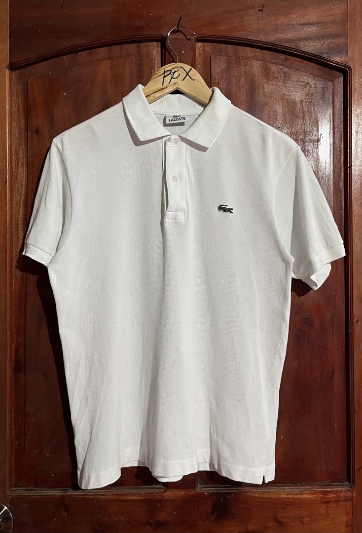 Polo Shirt Lâcoste Devanlay (Category: Tshirts & Polo Shirts ) located in Naga. Submitted by rexivan (Listing ID 1465803641, Image 1). Description: Polo Shirt Lâcoste Devanlay As new condition C.R: 10/10 Dimes: Width - 19 Length - 26 Size 3 on tag No Issue Authentic Need wash only Price + Shipping fee 📍CITY OF NAGA CEBU Unli Vouch & Video Call For Safety.