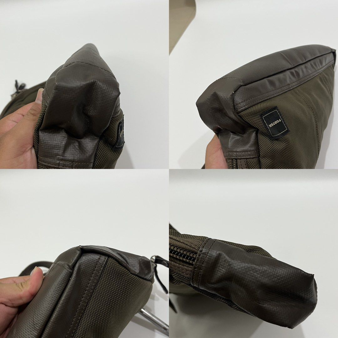 PORTER HEAT - 2 WAY BRIEFCASE BAG (Category: Briefcases) located in Lucena. Submitted by southsidekartell (Listing ID 1465902876, Image 3). Description: IN GREAT CONDITION MISSING SLING NEEDS CLEANING ALSO HAVE MINIMAL SIGNS OF USAGE AND ISSUES ON THE LOWER LEATHER PART .