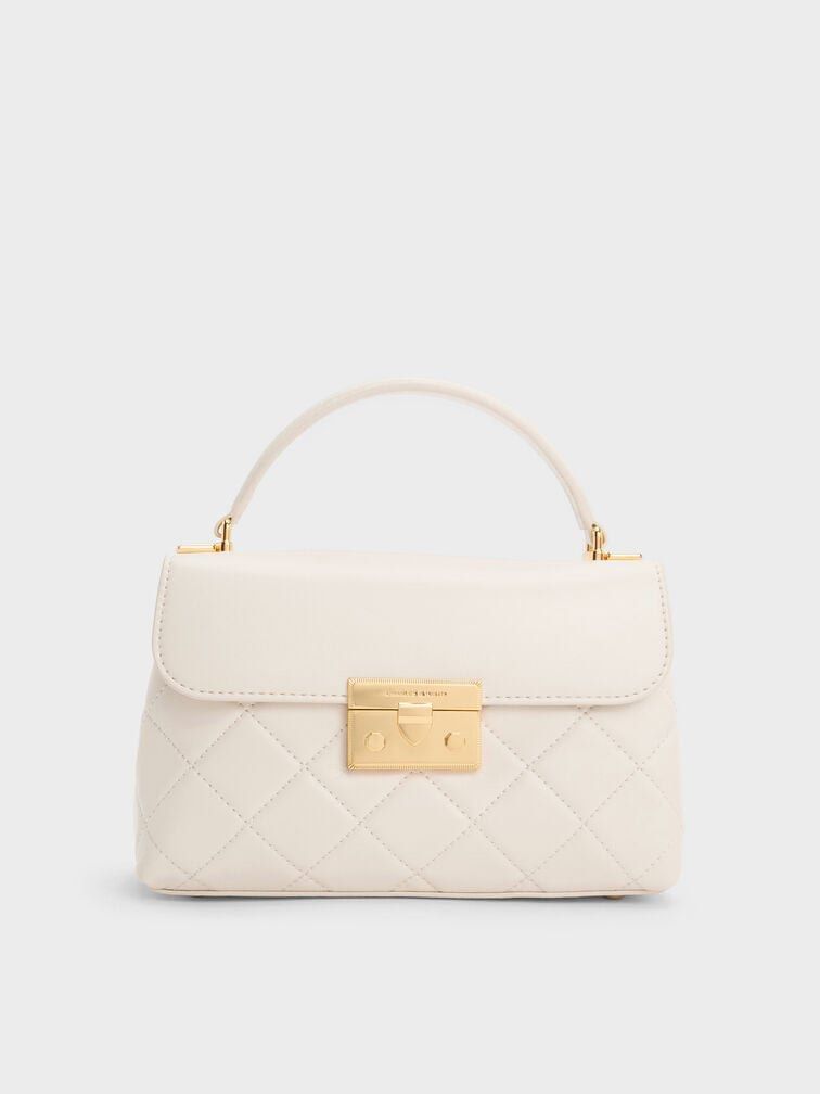 Pre-loved Charles & Keith Bag Alva Quilted (Category: Luxury Bags & Wallets) located in Cebu City. Submitted by hhanybae (Listing ID 1465936013, Image 3). Description: Pre-loved Original with receipt, paper bag, dust bag, and paper cards. Rfs: no longer using Original price: 4,399 Location: Tisa, Cebu City PM for actual pics ‼️flaws: small lipstick stain inside the pocket of the bag.
