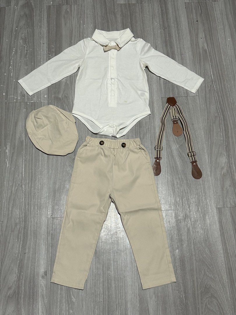 Preloved SHEIN Coord set for kid Boy original 💯 (Category: Babies & Kids Fashion) located in Caloocan City. Submitted by rqueenluxuryph (Listing ID 1465768468, Image 2). Description: Preloved coord set for kid 2-3 years old original 💯 2-3 years old Nagamit lang one time for photo shoot ng 2 year old kong anak. .