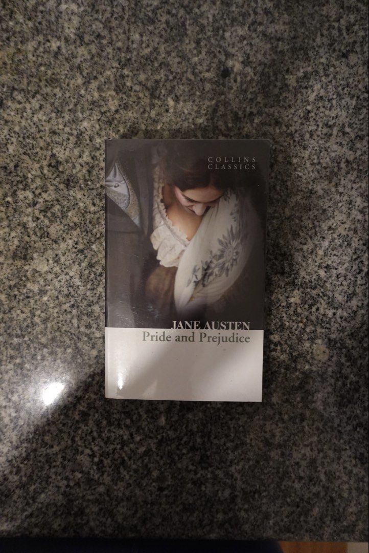 Pride and Prejudice by Jane Austen Collins Classics Paperback (Category: Storybooks) located in Makati City. Submitted by closetwithandrea (Listing ID 1465866359, Image 1). Description: - Title: Pride and Prejudice - Author: Jane Austen - Edition: Collins Classics Paperback - Features: Includes Life and Times insight and classic literature glossary - Condition: Clean pages, crisp cover, original Fully Booked price tag still attached on back cover