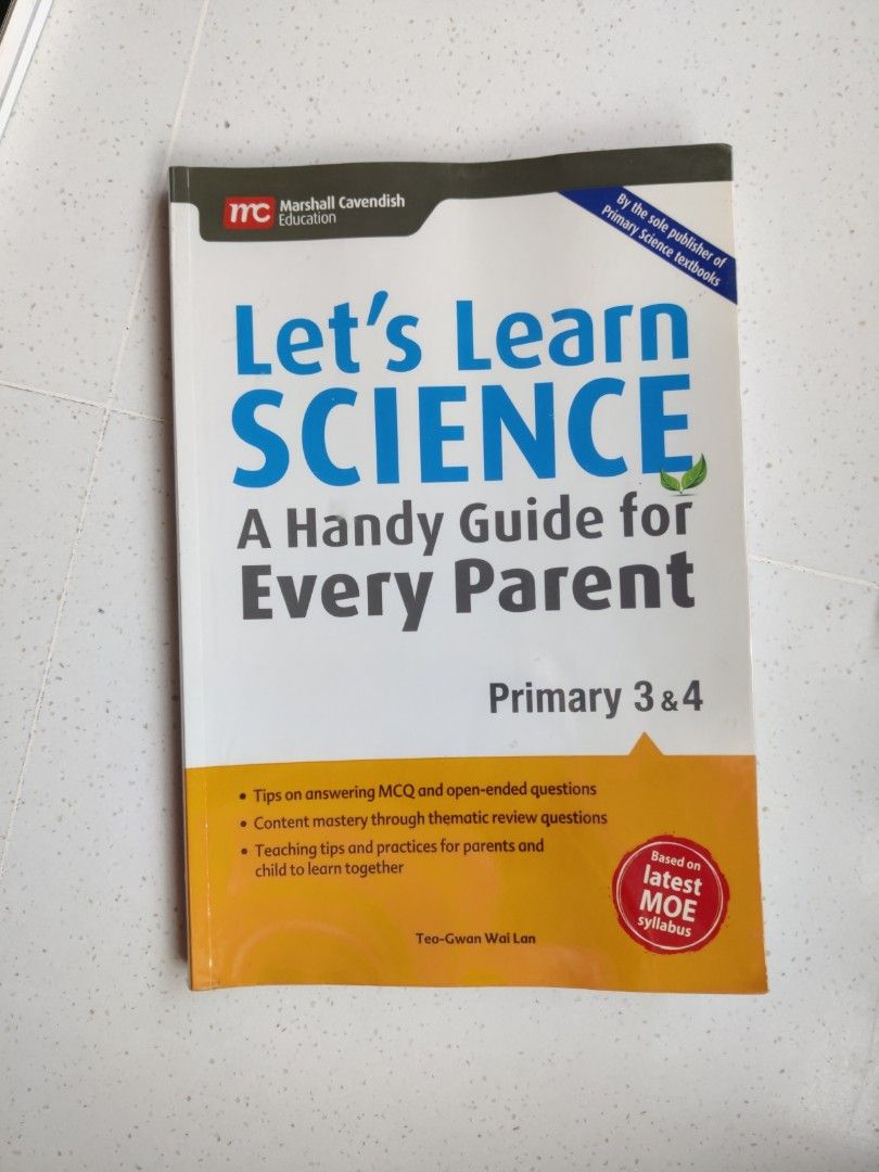 Primary 3 Science Practice, Notes & Guide Bundle (Category: Textbooks) located in Singapore. Submitted by bluesky_tay (Listing ID 1465770485, Image 5). Description: All for $18 1) P3 Science by Janet Sim (New syllables) - used 5-10% mostly in pencil FOC Handy Guide for Every Parent (old).