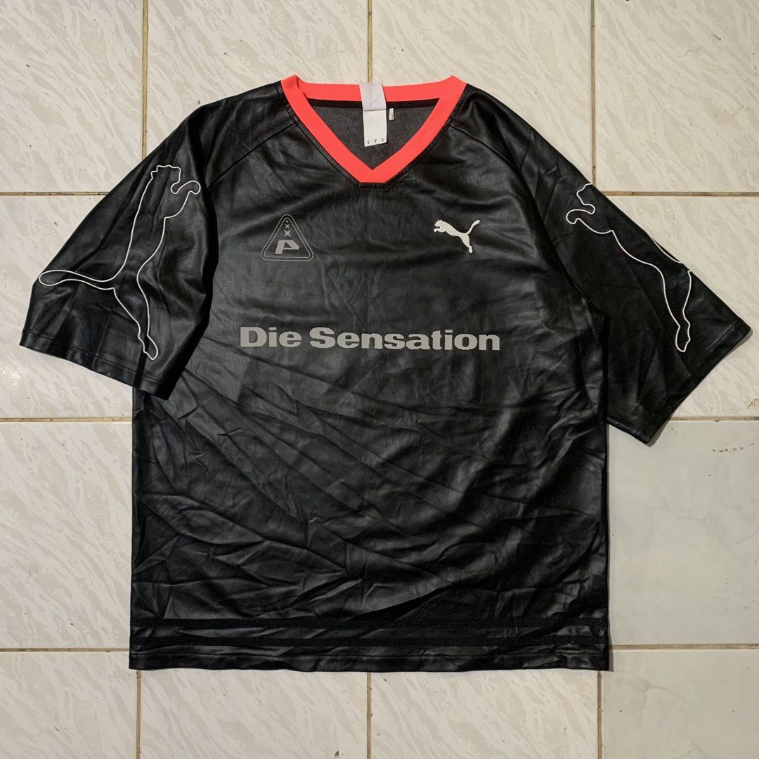 Puma “Die Sensation” Shirt Leather Material (Category: Tshirts & Polo Shirts ) located in Cebu City. Submitted by johnferrer96412 (Listing ID 1465847427, Image 1). Description: Puma “Die Sensation” Shirt Leather material Med Oversized fits XXL Width 25 Length 30 Excellent condition Dm📩.