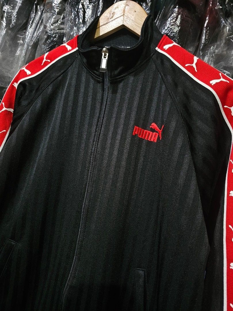 PUMA Side Tape Sport Track Jacket (Category: Coats, Jackets and Outerwear) located in Las Pinas. Submitted by theloopcloset (Listing ID 1465896992, Image 2). Description: PUMA Side Tape Sport Track Jacket Size: Small to Medium Dimensions: 21W x 28L 349+sf.