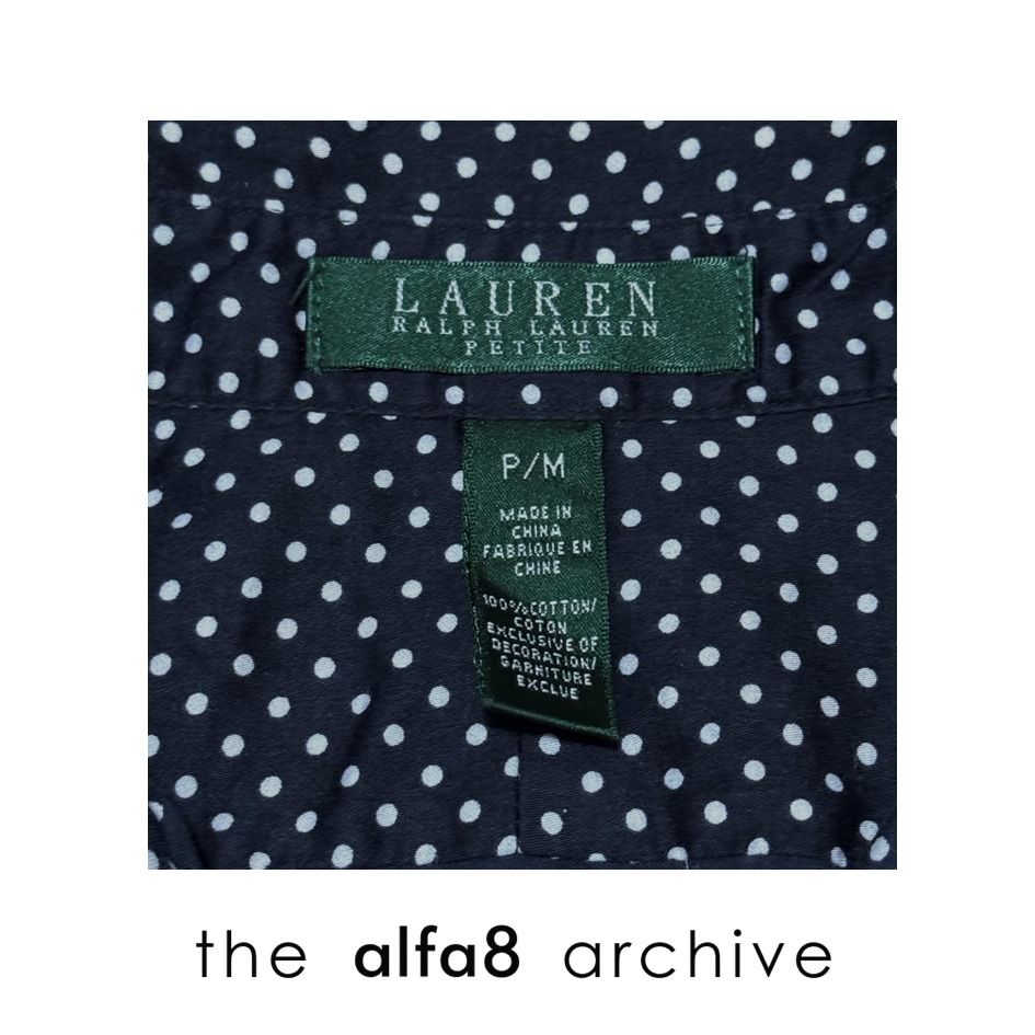 [M] RALPH LAUREN | Authentic Polka Dot Long Sleeve Blouse (Category: Longsleeves) located in Imus. Submitted by thealfa8archive (Listing ID 1465899728, Image 3). Description: .