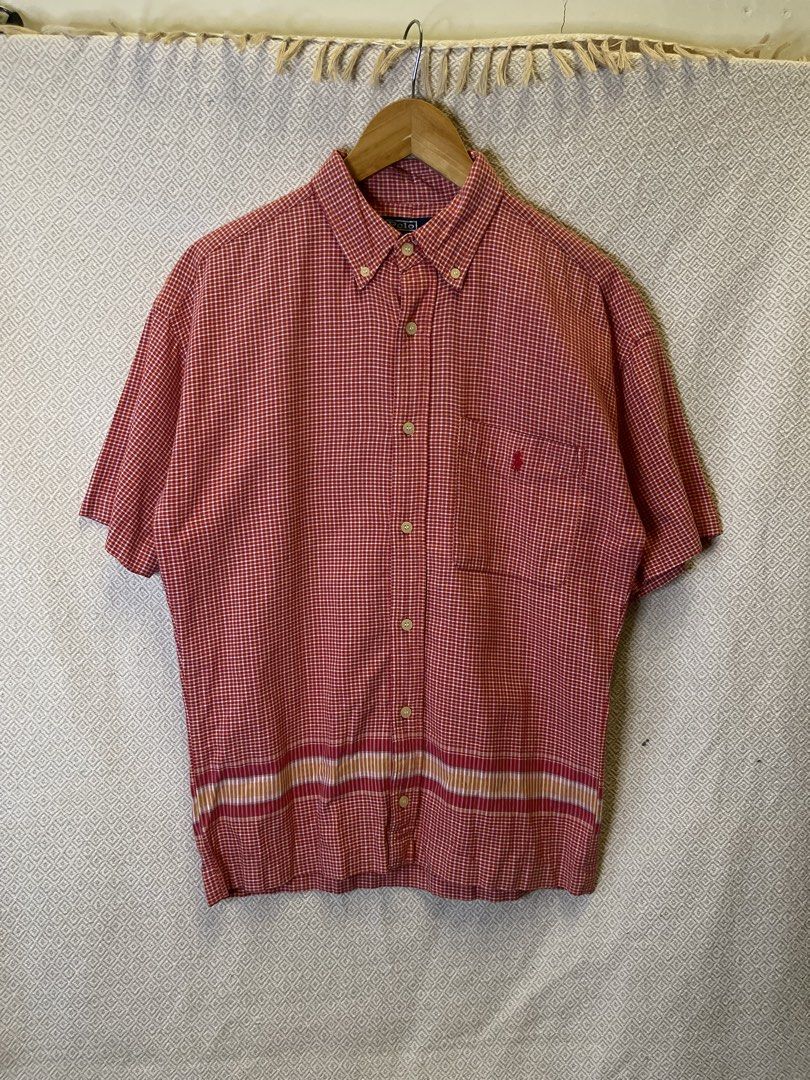 Ralph lauren checkered polo button down (Category: Tshirts & Polo Shirts ) located in Manila. Submitted by hypestock_mnl (Listing ID 1465802344, Image 1). Description: - stylish - perfect for casual wear - great fit - in good condition - minimal signs of usage - 9/10 - money worth! - see pics for details/issue.