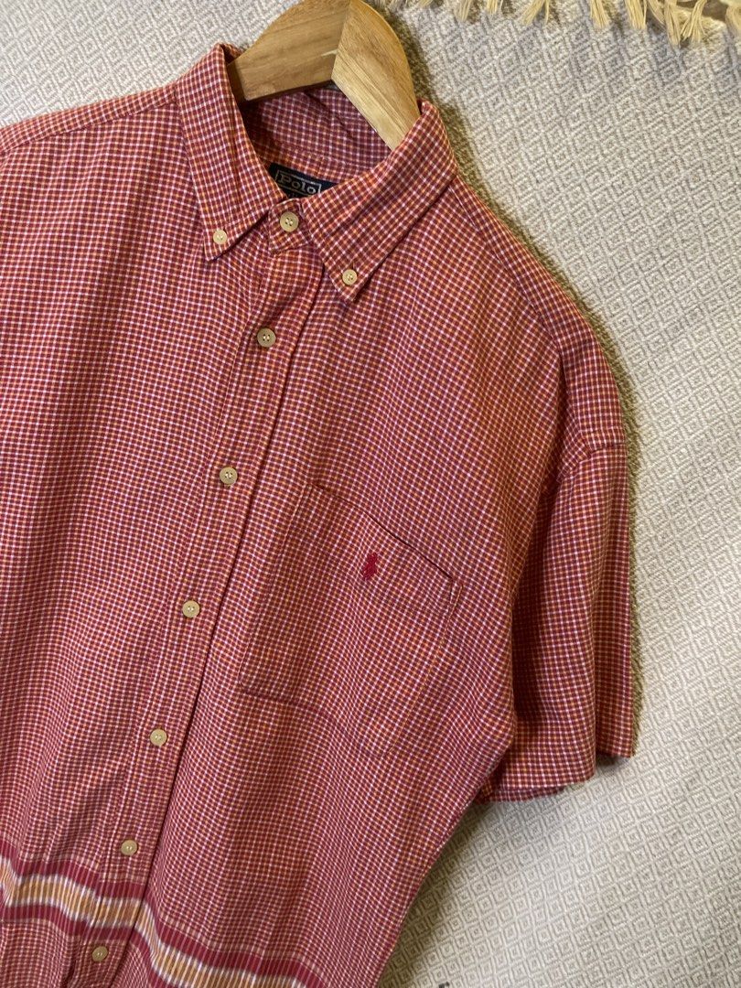 Ralph lauren checkered polo button down (Category: Tshirts & Polo Shirts ) located in Manila. Submitted by hypestock_mnl (Listing ID 1465802344, Image 2). Description: - stylish - perfect for casual wear - great fit - in good condition - minimal signs of usage - 9/10 - money worth! - see pics for details/issue.