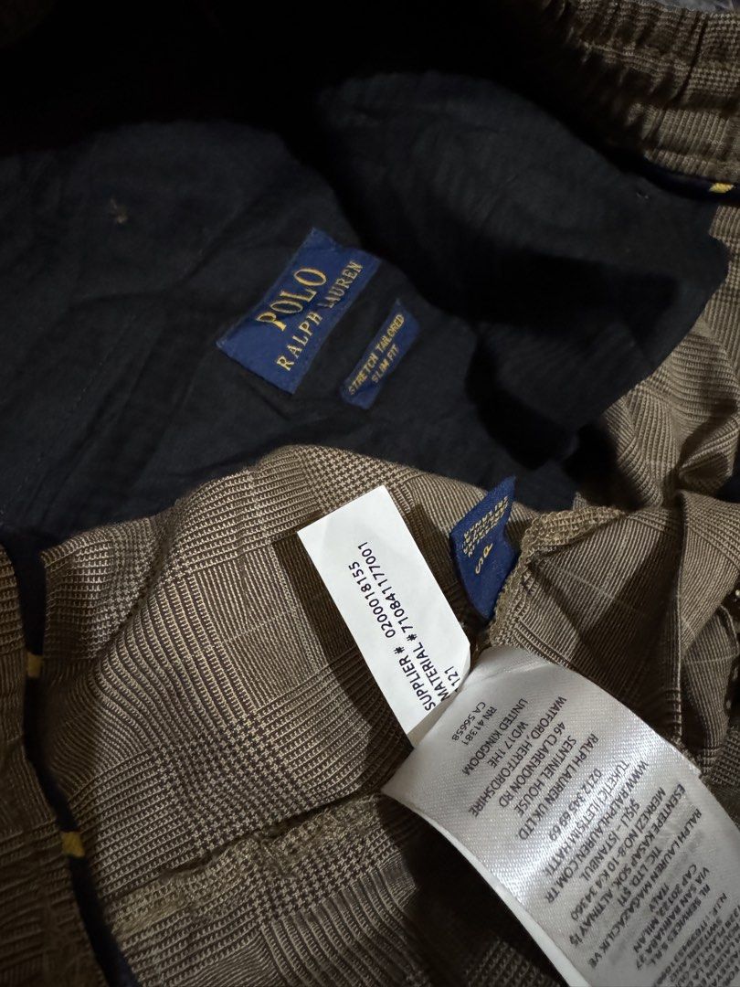 Ralph Lauren Linen Pants (Category: Trousers) located in Manila. Submitted by forbidden.thrift (Listing ID 1465760646, Image 1). Description: Ralph Lauren linen pants Like new condition no issue size small on tag, dimes 30-34 waist length 39, thigh 12, leg opening 7.