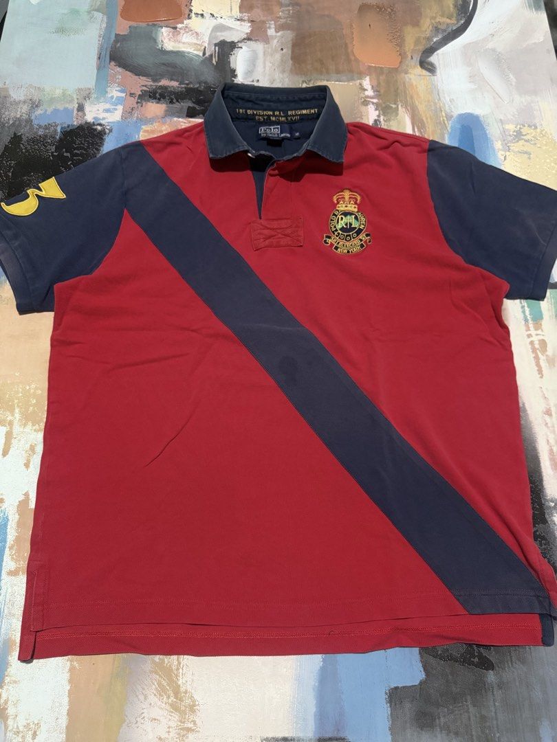 Ralph Lauren Rugby (Category: Tshirts & Polo Shirts ) located in Las Pinas. Submitted by thrftmnl. (Listing ID 1465895019, Image 1). Description: Ralph Lauren Rugby Size: XL Dimes Width: 24.5 Length: 27 front / 28 back Issue: fades.