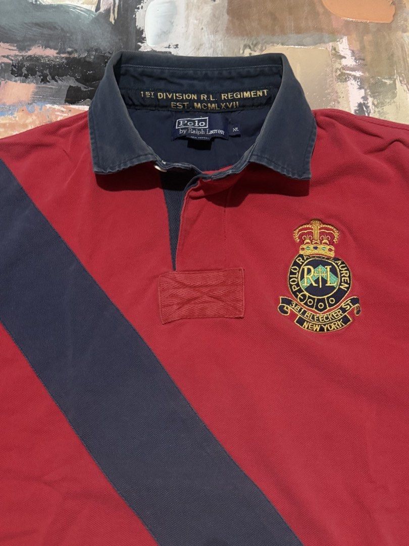 Ralph Lauren Rugby (Category: Tshirts & Polo Shirts ) located in Las Pinas. Submitted by thrftmnl. (Listing ID 1465895019, Image 2). Description: Ralph Lauren Rugby Size: XL Dimes Width: 24.5 Length: 27 front / 28 back Issue: fades.