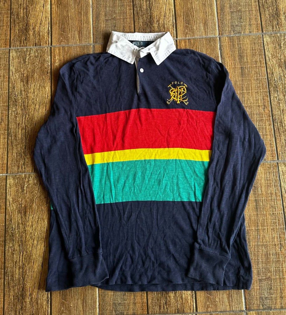 RALPH LAUREN STRIPES (Category: Coats, Jackets and Outerwear) located in Manila. Submitted by urban-vintage_2 (Listing ID 1465776236, Image 1). Description: ISSUE: NONE (NEED WASH) MOP :GCASH (NO COD) SHIP VIA: LALAMOVE & J&T LOCATION: PASIG CITY LENGTH: 29 WIDTH :25.