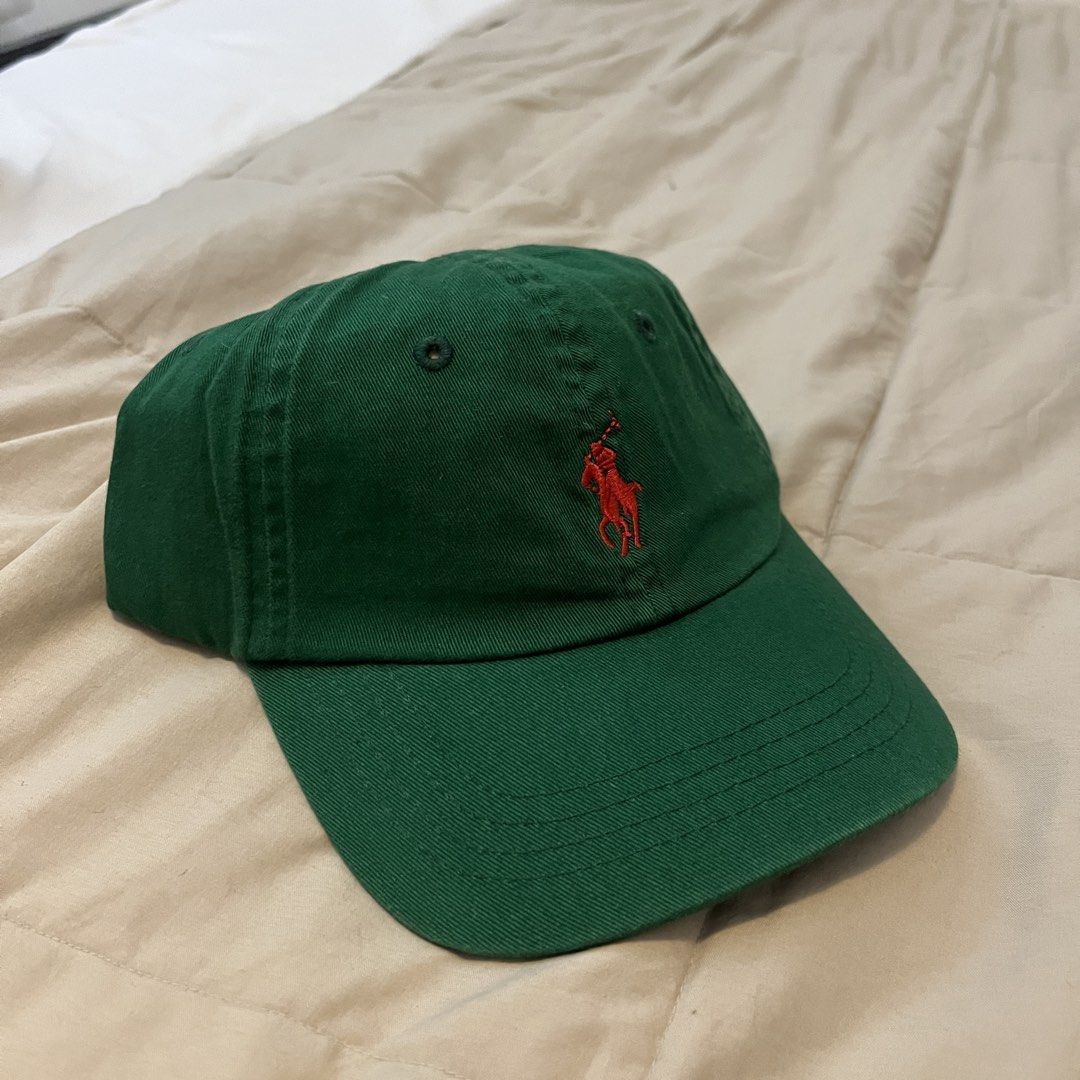 Ralph Lauren Unstructured Dad Hat - Green 1 (Category: Caps & Hats) located in San Jose. Submitted by porkjowls (Listing ID 1465927877, Image 3). Description: Brand new Authenticity not guaranteed No issue.