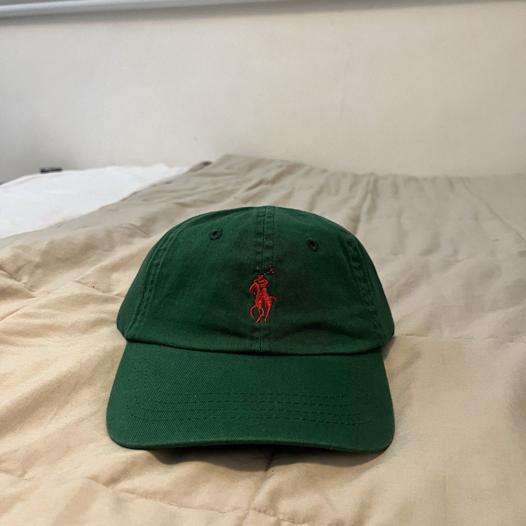 Ralph Lauren Unstructured Dad Hat - Green 1 (Category: Caps & Hats) located in San Jose. Submitted by porkjowls (Listing ID 1465927877, Image 2). Description: Brand new Authenticity not guaranteed No issue.
