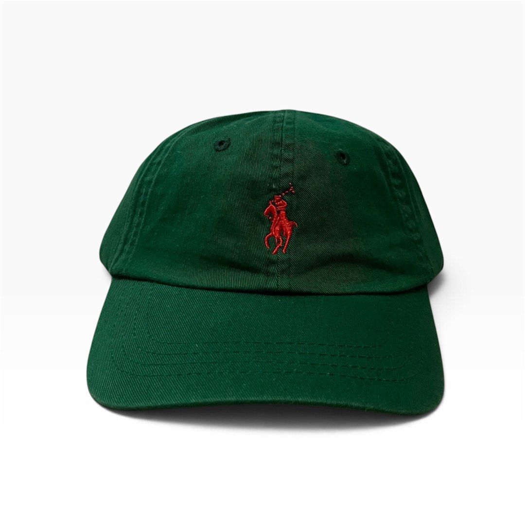 Ralph Lauren Unstructured Dad Hat - Green 1 (Category: Caps & Hats) located in San Jose. Submitted by porkjowls (Listing ID 1465927877, Image 1). Description: Brand new Authenticity not guaranteed No issue.