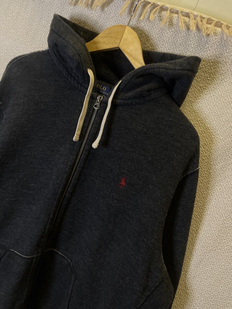 Ralph Lauren zip up jacket (Category: Coats, Jackets and Outerwear) located in Manila. Submitted by hypestock_mnl (Listing ID 1465806337, Image 2). Description: - stylish - perfect for casual wear - great fit - in good condition - minimal signs of usage - 9/10 - stain - money worth! - see pics for details/issue.