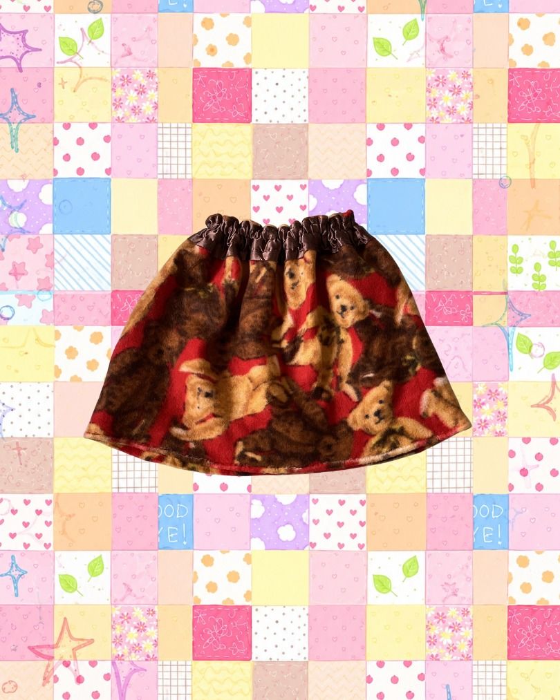 rare and unique fluffy & stretchy teddy bear skirt (Category: Skirts) located in Cavite. Submitted by 1barbiedoll (Listing ID 1465934530, Image 1). Description: FREESIZE (20-34).