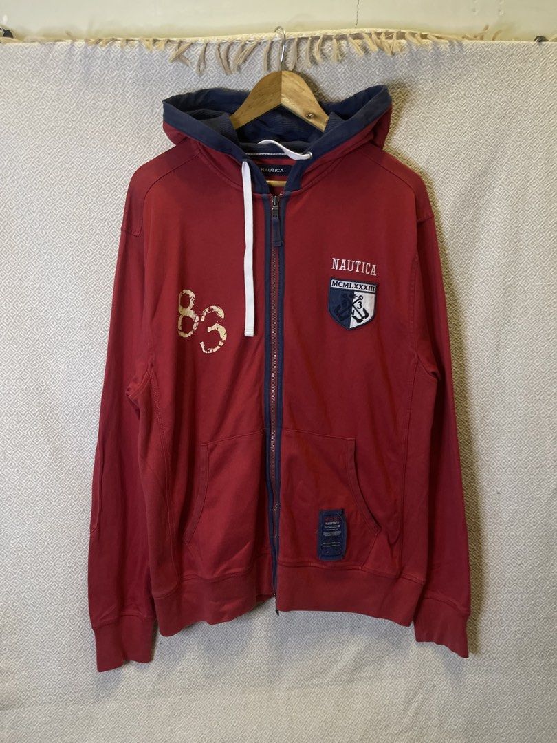Rare Nautica 83 zip up jacket (Category: Hoodies) located in Manila. Submitted by hypestock_mnl (Listing ID 1465805773, Image 1). Description: - stylish - perfect for casual wear - great fit - in good condition - minimal signs of usage - 9/10 - money worth! - see pics for details/issue.