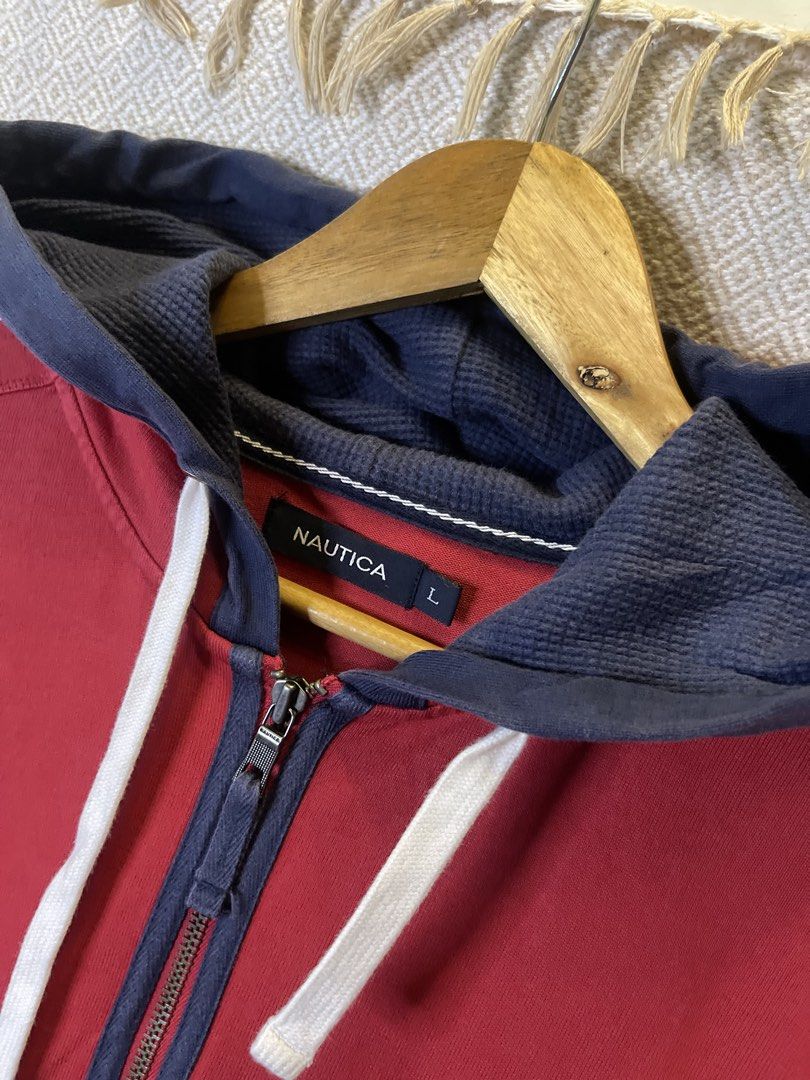 Rare Nautica 83 zip up jacket (Category: Hoodies) located in Manila. Submitted by hypestock_mnl (Listing ID 1465805773, Image 3). Description: - stylish - perfect for casual wear - great fit - in good condition - minimal signs of usage - 9/10 - money worth! - see pics for details/issue.