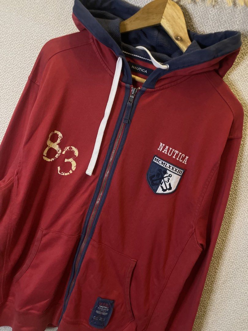 Rare Nautica 83 zip up jacket (Category: Hoodies) located in Manila. Submitted by hypestock_mnl (Listing ID 1465805773, Image 2). Description: - stylish - perfect for casual wear - great fit - in good condition - minimal signs of usage - 9/10 - money worth! - see pics for details/issue.