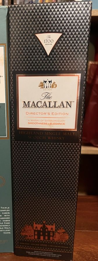 RARE: The Macallan Director's Edition (Category: Beverages) located in Makati City. Submitted by mbrtom (Listing ID 1465792306, Image 1). Description: Authentic. Rare, only 1 bottle in collection. For the safety of both buyer and seller, payment via BPI QR (Instapay) only. This can also be uploaded and paid via GCash. No cash payments please. Thank you!.