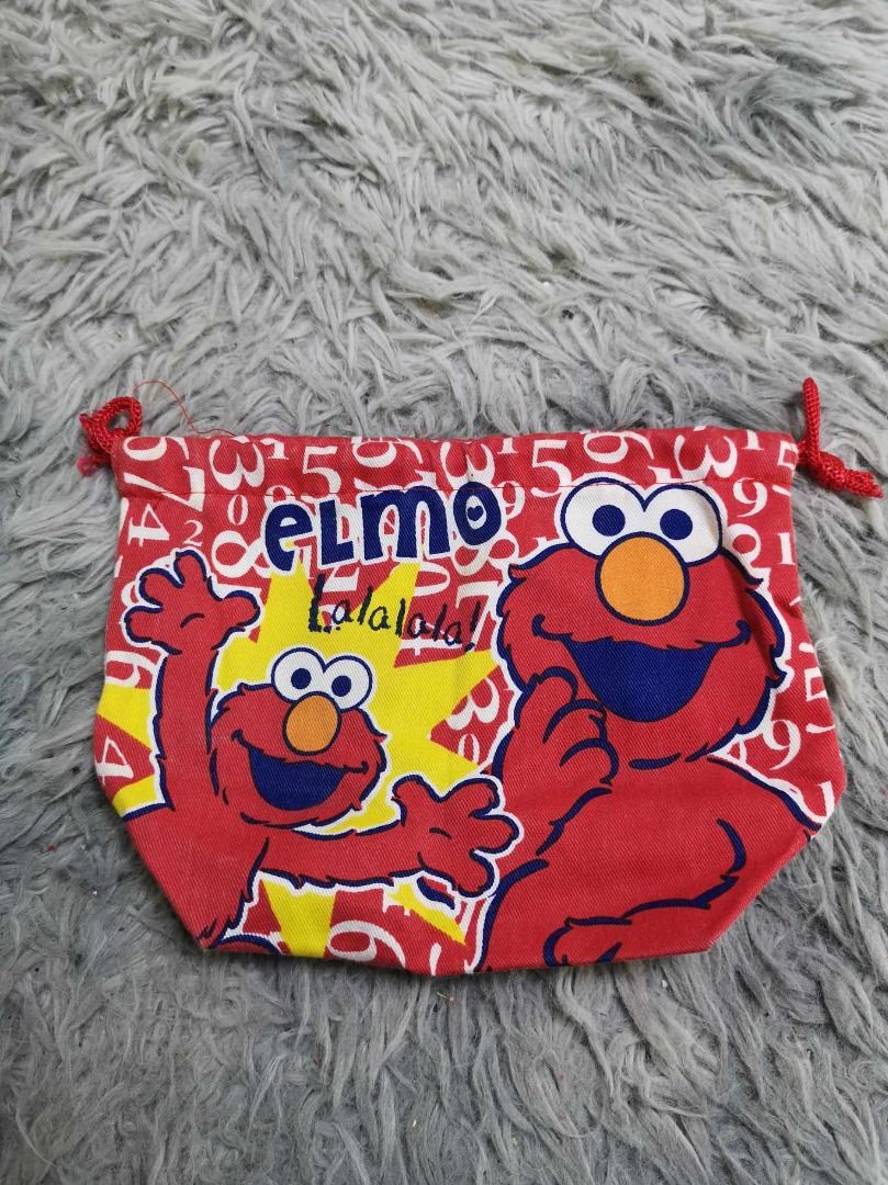 Red Elmo With Red String Pouch (Category: Purses & Pouches) located in Santa Cruz. Submitted by jmy_surplus.2 (Listing ID 1465894861, Image 1). Description: Size ; L - 6.6 W - 8.4 Color ; Red Type ; Pouch Brand ; No brand Material ; Nylon Style ; Red Drawstring Pouch LR 129 JMY 5 Batch #224.