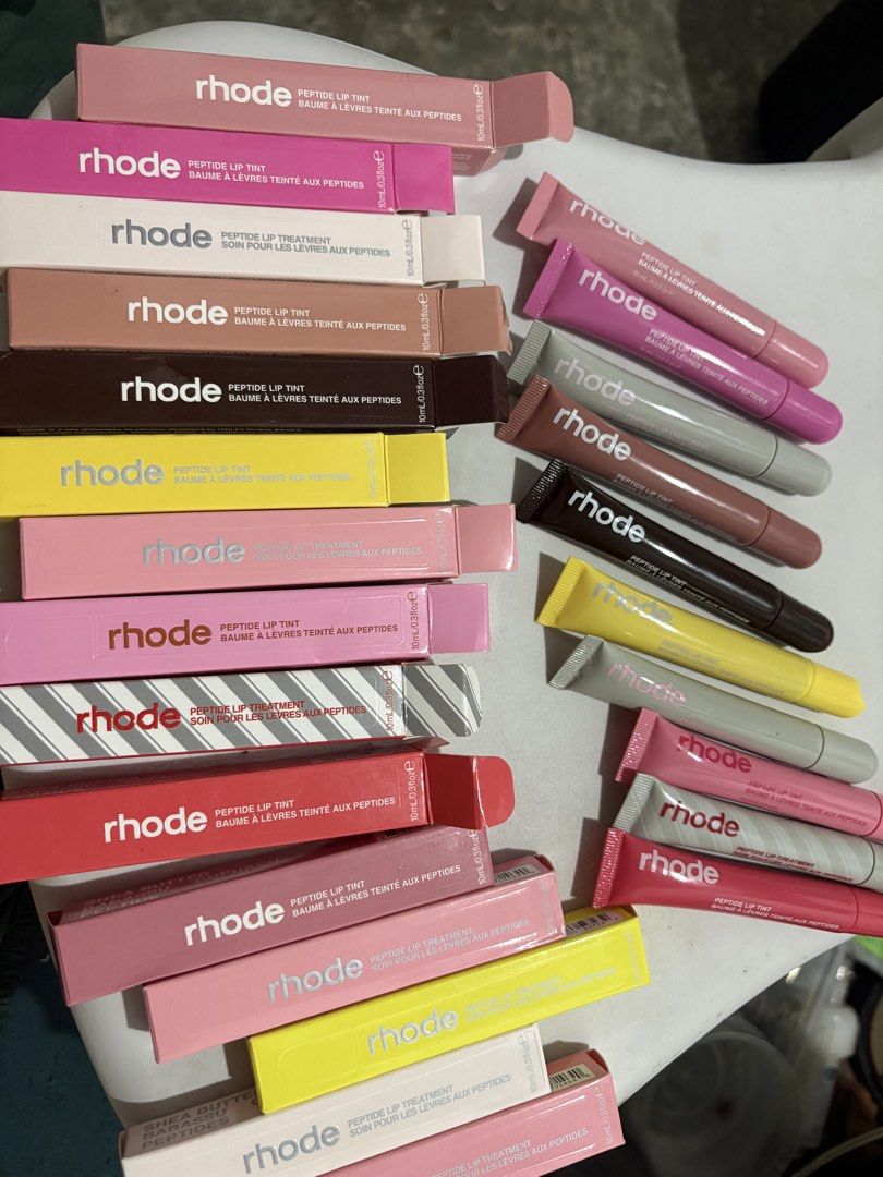 rhode lip peptide (Category: Makeup) located in Quezon City. Submitted by myshop.galore (Listing ID 1465782360, Image 3). Description: new shades restick.