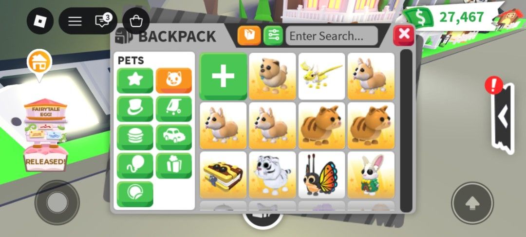 Roblox Adopt Me In-Game Pet Inventory Bundle (Selling as a Bundle only) (Category: In-Game Products) located in Las Pinas. Submitted by cozychic19 (Listing ID 1465888040, Image 1). Description: For salee!! (Including the 2nd List) Hearing Offers RFS: I got hacked last year. I don't know if it's in May or April I couldn't care less. Lost interest as soon as it happened.