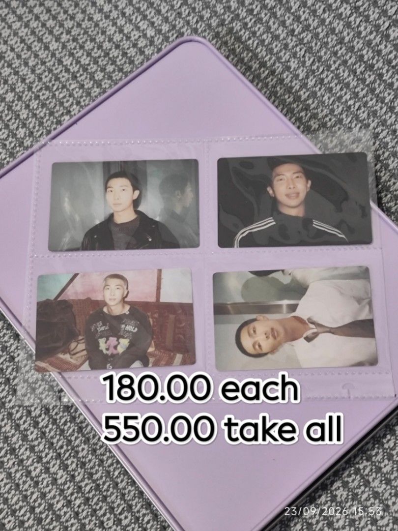 RPWP Photocards (Category: Raw Singles) located in Quezon City. Submitted by libro_atbp (Listing ID 1463657193, Image 1). Description: 🧸 TINY TAN / BT21 FOR SALE. Decluttering my personal collection. 💜 Prices & conditions are indicated in the photos. 💳 GCash / Maya / MariBank / GoTyme 🚚 Grab / Lalamove / Flash / J&T 📍 QC PAYO • FIRST TO PAY No COD • No reservations • No haggling. DM/comment if interested.